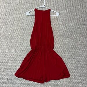 Red romper